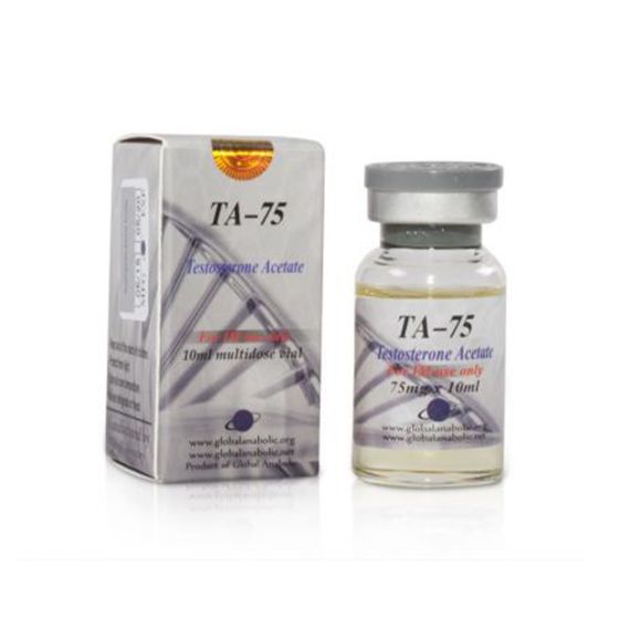 Global Anabolic Testosterone Acetate 75mg TA-75 vial