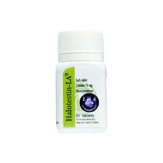LA Pharma Fluoxymesterone 10mg Halotestin 30 tablets