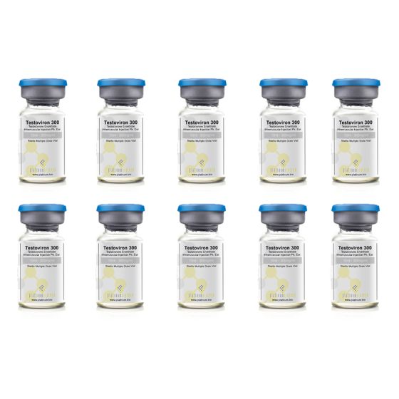 Platinum Biotech Testosterone Enanthate 300mg Testoviron 300 vial