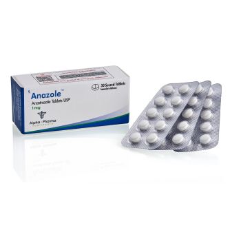 Text Alpha Pharma Anastrozole 1mg Anazole bodybuilding chemical