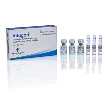 Alpha Pharma Human Chorionic Gonadotropin 5000iu Vitagon - High Quality Bodybuilding Chemical