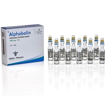 Alpha Pharma Methenolone Enanthate 100mg Alphabolin ampoules for bodybuilding