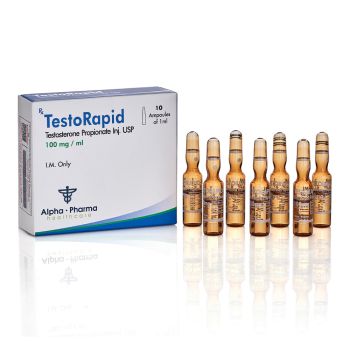 Alpha Pharma Testosterone Propionate 100mg TestoRapid - High Quality Bodybuilding Chemical