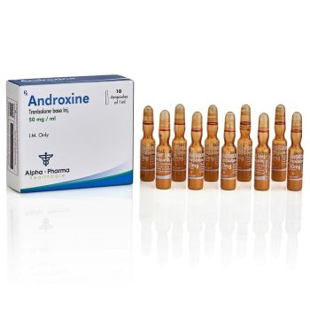 Alpha Pharma Trenbolone Aqueous Suspension 50mg Androxine 10 Ampoules