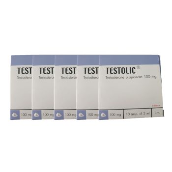 태국 FDA 인증 바디리서치 테스토릭 테스토스테론 프로피오네이트 100mg 10앰플 5박스 묶음 패키지