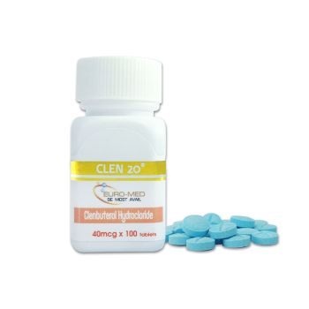 Euro-Med Clenbuterol Hydrochloride 20mcg Clen 20