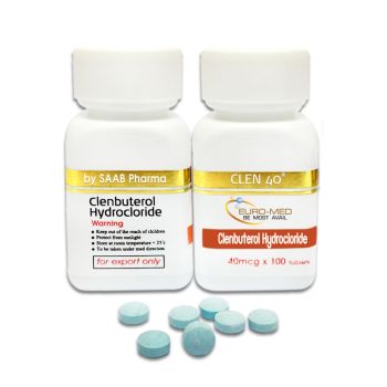 Euro-Med Clenbuterol Hydrochloride 40mcg Clen 40