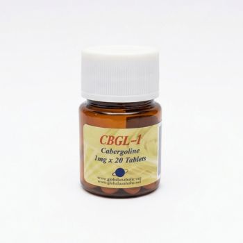 Global Anabolic Cabergoline 1mg CBGL-1 20 tablets
