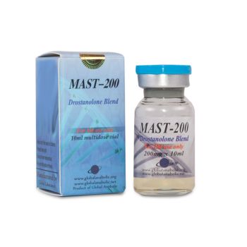 Global Anabolic Drostanolone Mix 200mg MAST-200 vial